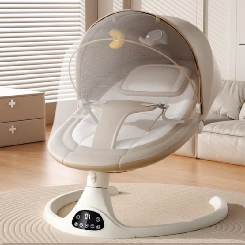 Newborn Products Automatic Rocker Bouncer Chair Cradle Crib Baby Rocking Chair with Music Electric Baby Swing