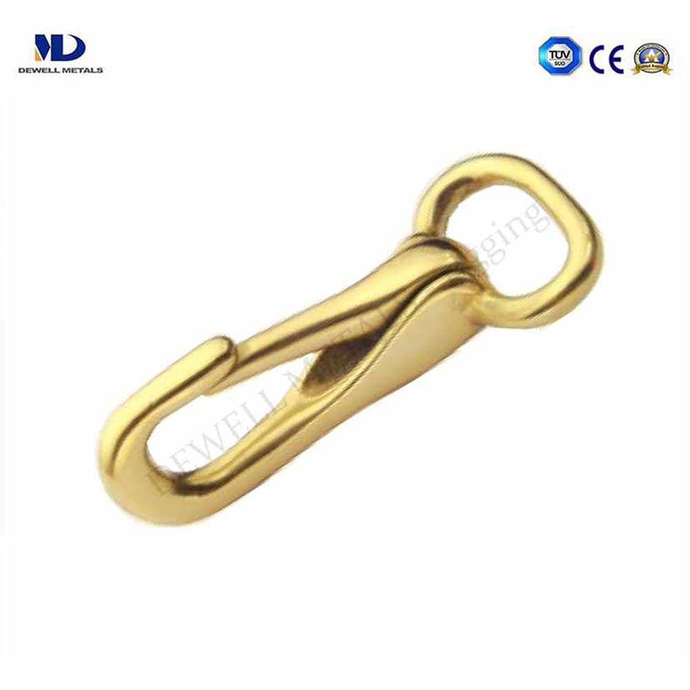 Durable Bronze Round Eye Clips Spring Snap Hook for Versatile Applications