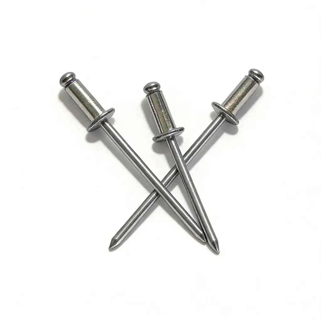 Factory Wholesale Aluminum Steel Dome Head Open End Pop Rivets, Standard Blind Pop Rivets for Furniture Metal Sheet Assembly