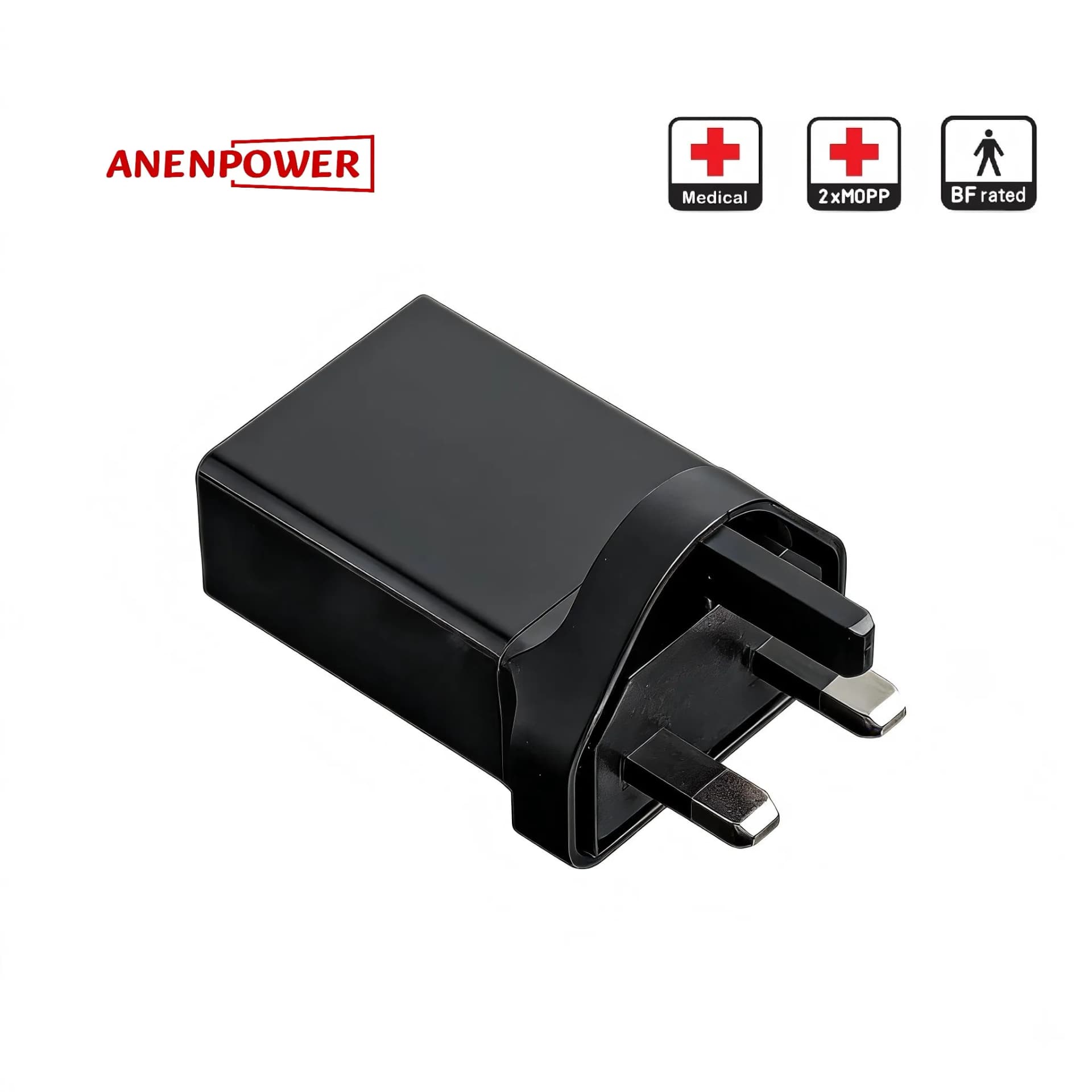IEC 60601-1 Certified 5V 1A UK Plug Medical Power Adapter - Precision Power for Patient Monitoring Systems