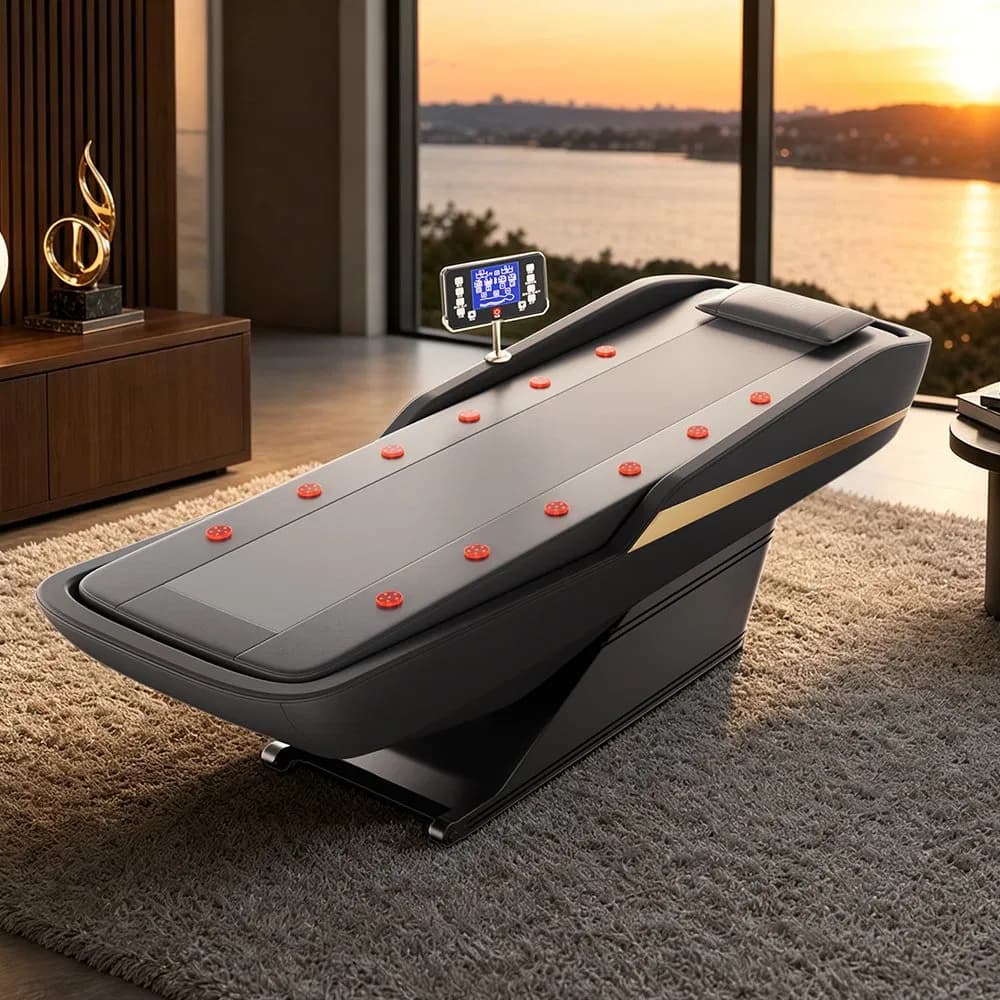 Jingtop Adjustable Height Deep Tissue Massage Bed for Home Relaxation