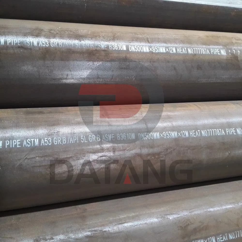 ASTM A53 Gr. B/ASTM A252 - Gr. 1, Gr. 2, Gr. 3/GB-Q195, Q235, Q345 ERW Carbon Steel Welded Pipe