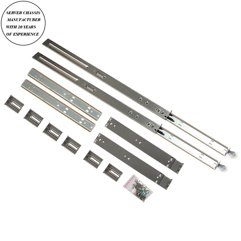 Thickened and Robust Server Rails Suitable for 1u Long Chassis