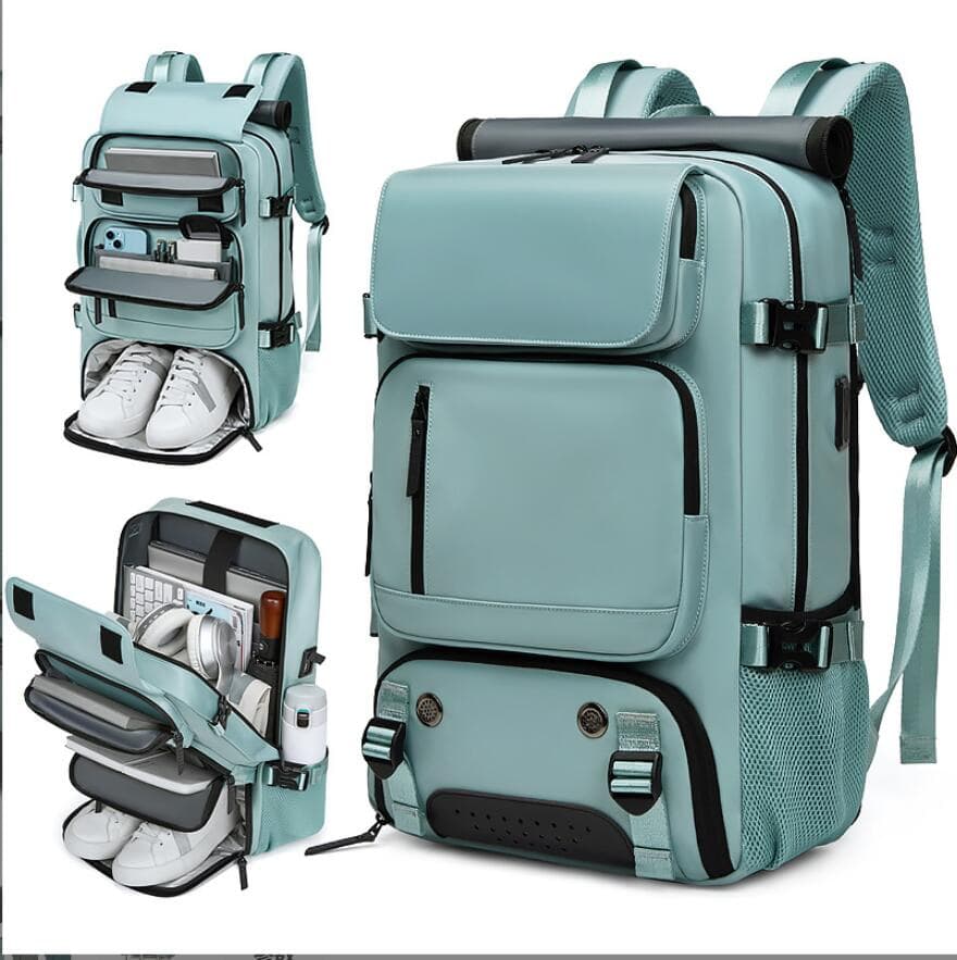 Custom Logo Large Capacity Multi-Compartment Waterproof Shoes Case Travel Backpack