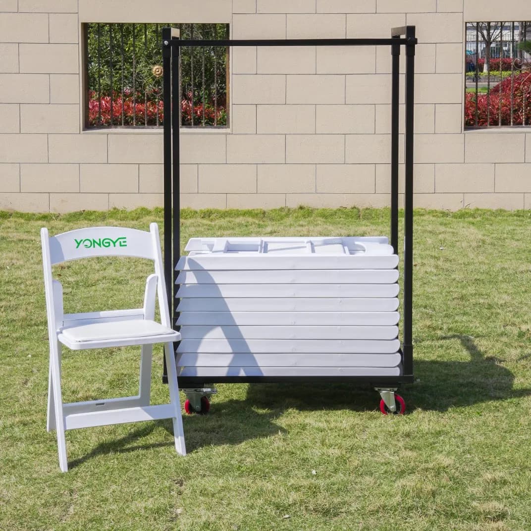 Bestselling K/D Design Heavy Duty Chair Cart Event Confrence Commercial Venue Setup Trolley
