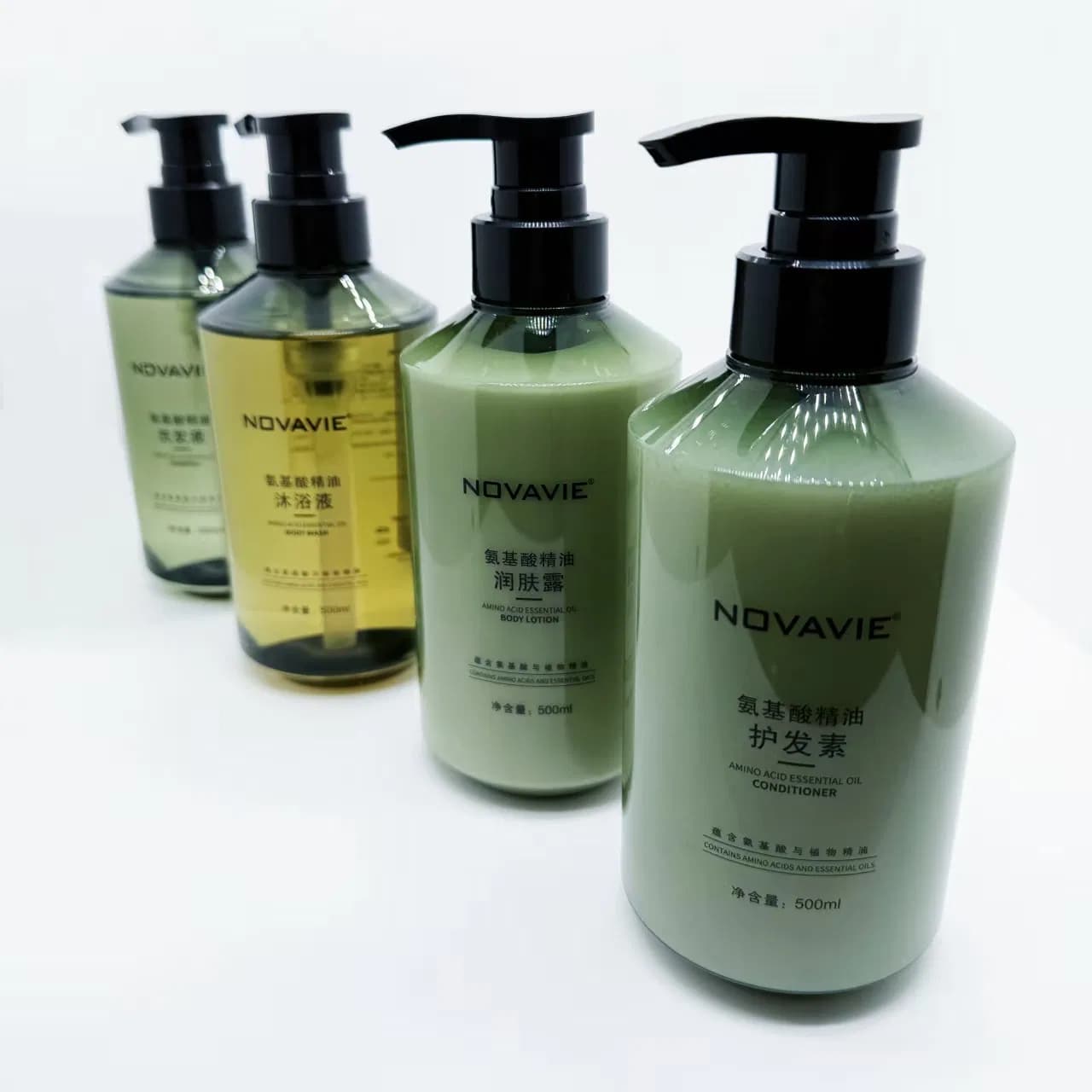 Luxurious Hotel Bathroom Amenities Toiletries Shampoo and Body Wash Set