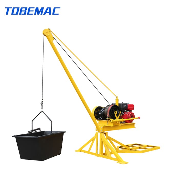 Dml-0.5t 500kg Mini Lifting Crane with 25m Height and 360° Rotating Arm