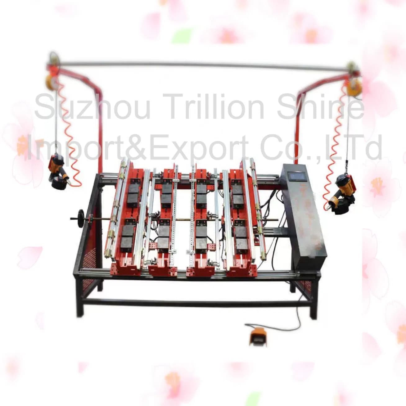Wood Tray Making or Wooden Pallets Block Assembly Machine
