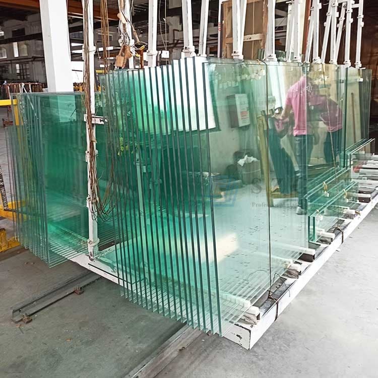 SGCC ANSI Bathroom Glass Shower Enclosure Glass Ceramic Frit Shower Cabin Glass Bath Screen Glass Tempered/Toughened Sandwich/ Laminated Shower Glass