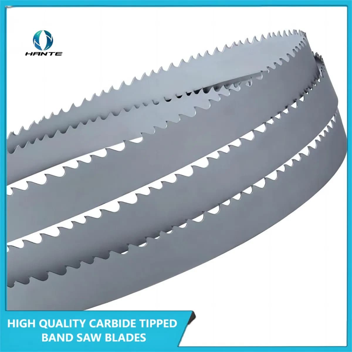 27×0.9mm Carbide Tipped Band Saw Blade / Bandsaw Blade for Cutting Inconel Titanium Alloy Nickel Base Superalloy - Hante