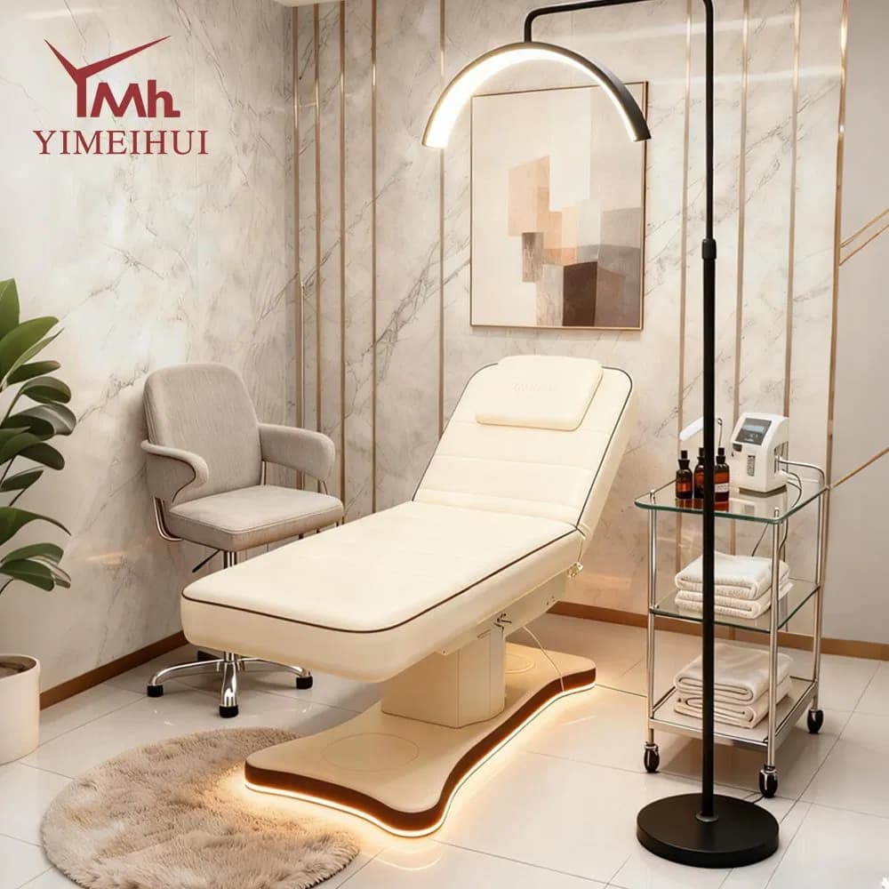 Beauty Equipment Electric Hydraulic Beauty Bed Salon Massage Bed