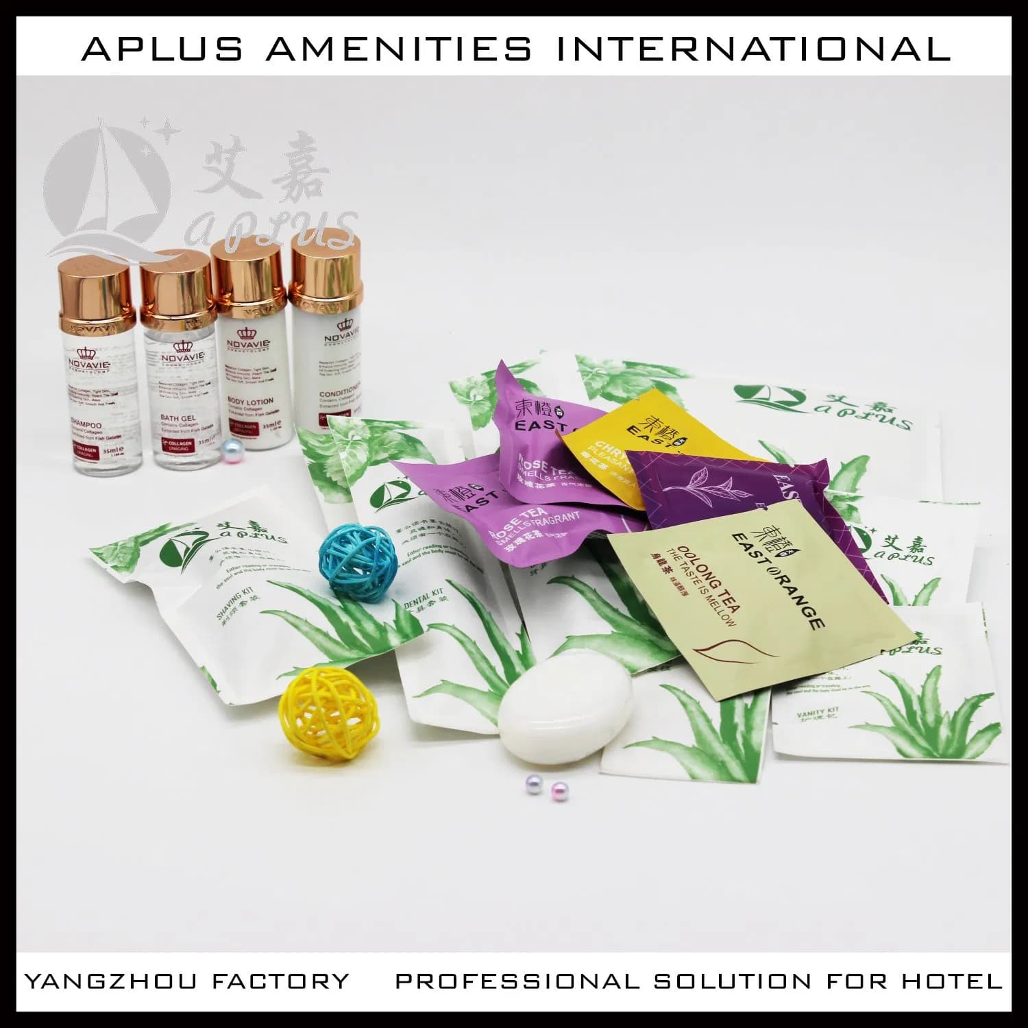 Eco-Friendly Aplus Wholesale Hotel Amenities Collection for Resorts