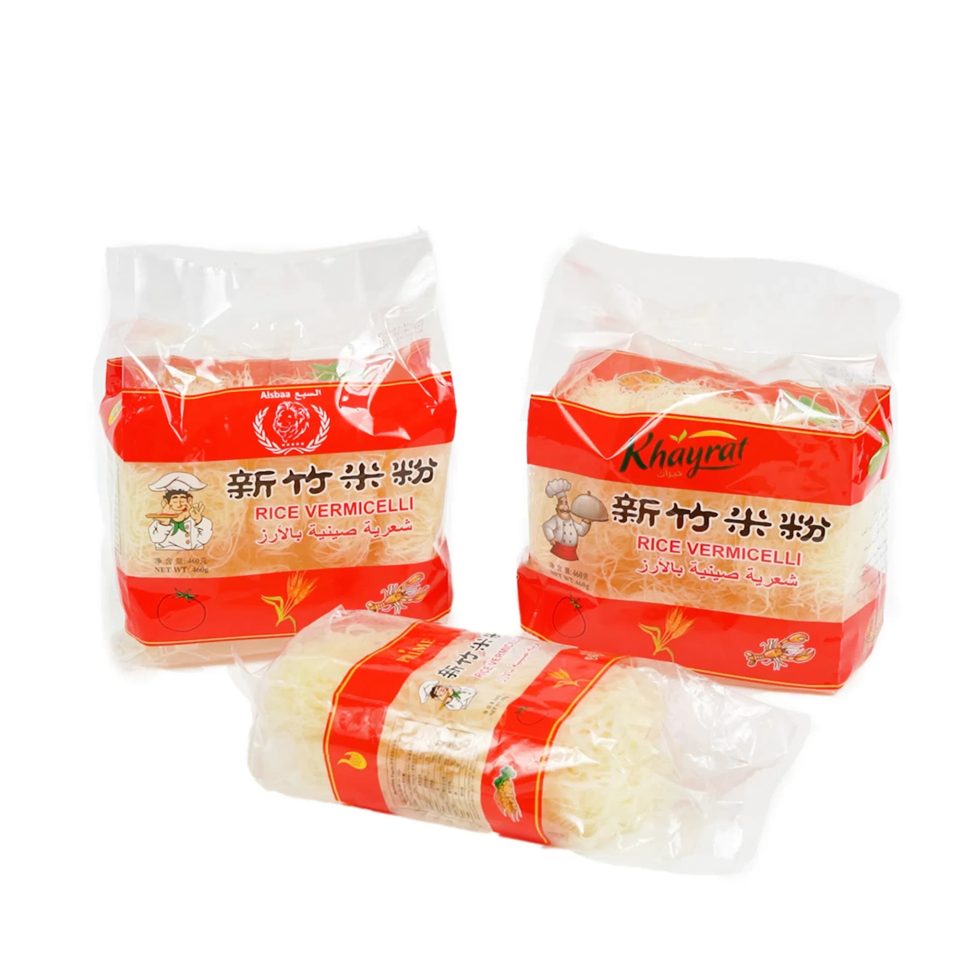 Xinzhu Rice Vermicelli Rice Noodles Instant Rice Vermicelli Noodles in Transparent Sealing Bag 125g