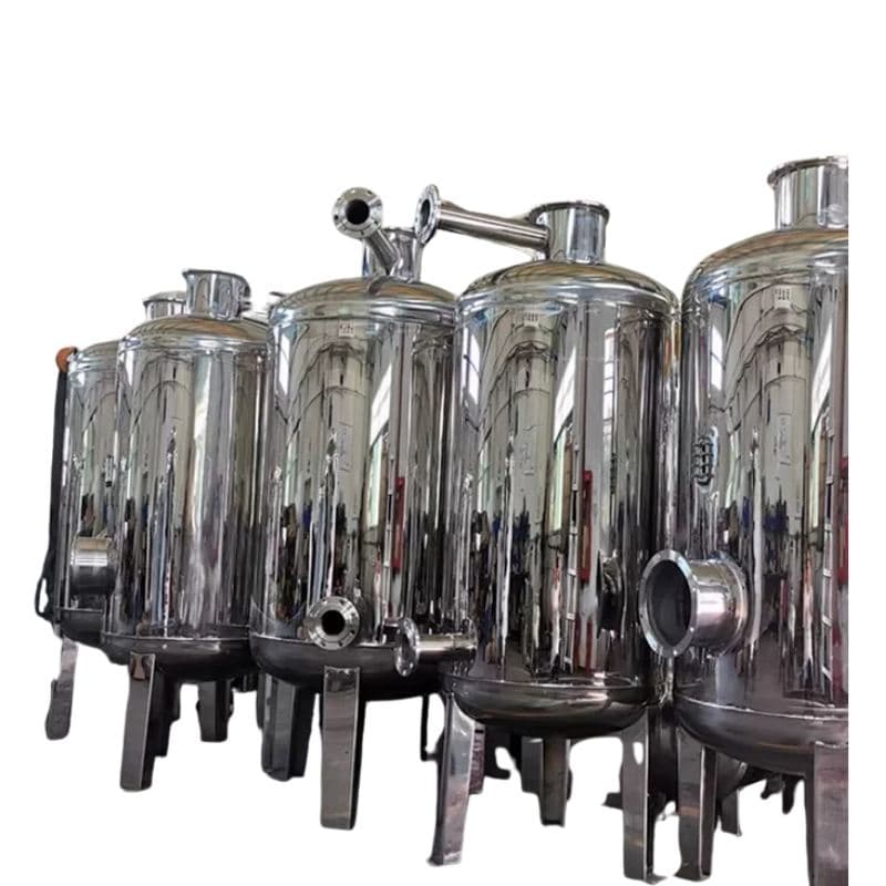 Self-Priming 316L Stainless Steel Vacuum Tank for Centrifugal Pump Eliminates Foot Valve in Industrial Water Supply