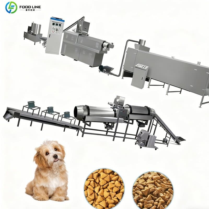High-Speed-Cutter and Uniform-Length and Exact Dog Food Processing Machines