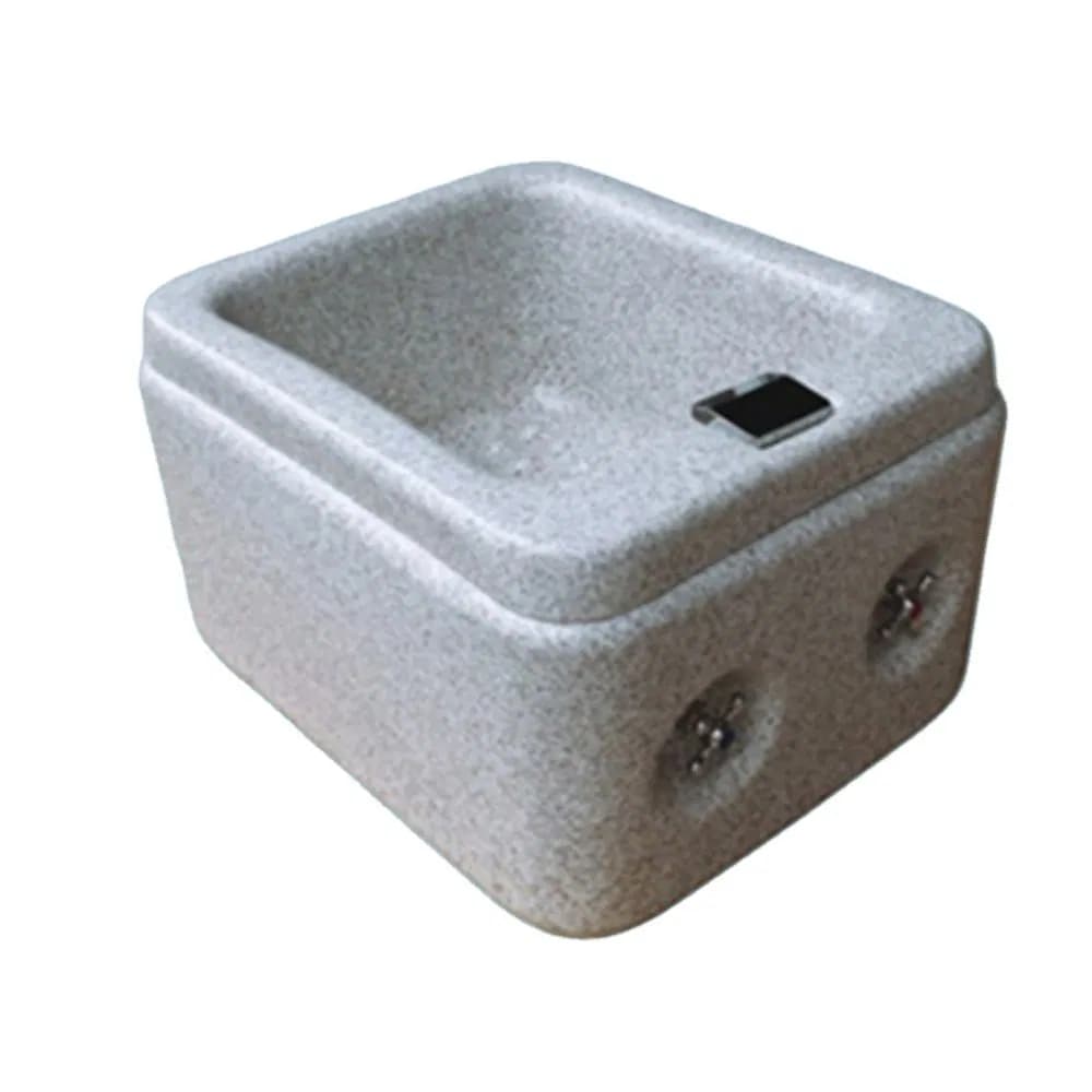 Modern Foot SPA Tub Freestanding Sesame Grey Color Acrylic Foot Massage Basin