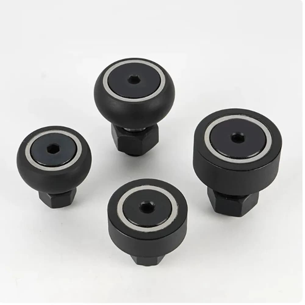 Black Oxidized Rubber PU Polyurethane Coated Cam Roller Bearing