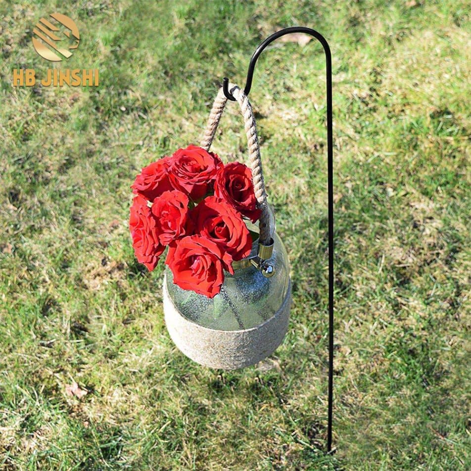 Durable Wrought Iron Plant Hangers Shepherds Hooks