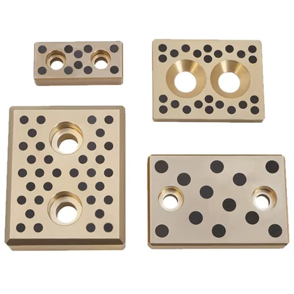 18mm Thick Copper Graphite Self-Lubricating Slide Plates Wear Resistant Oil Free