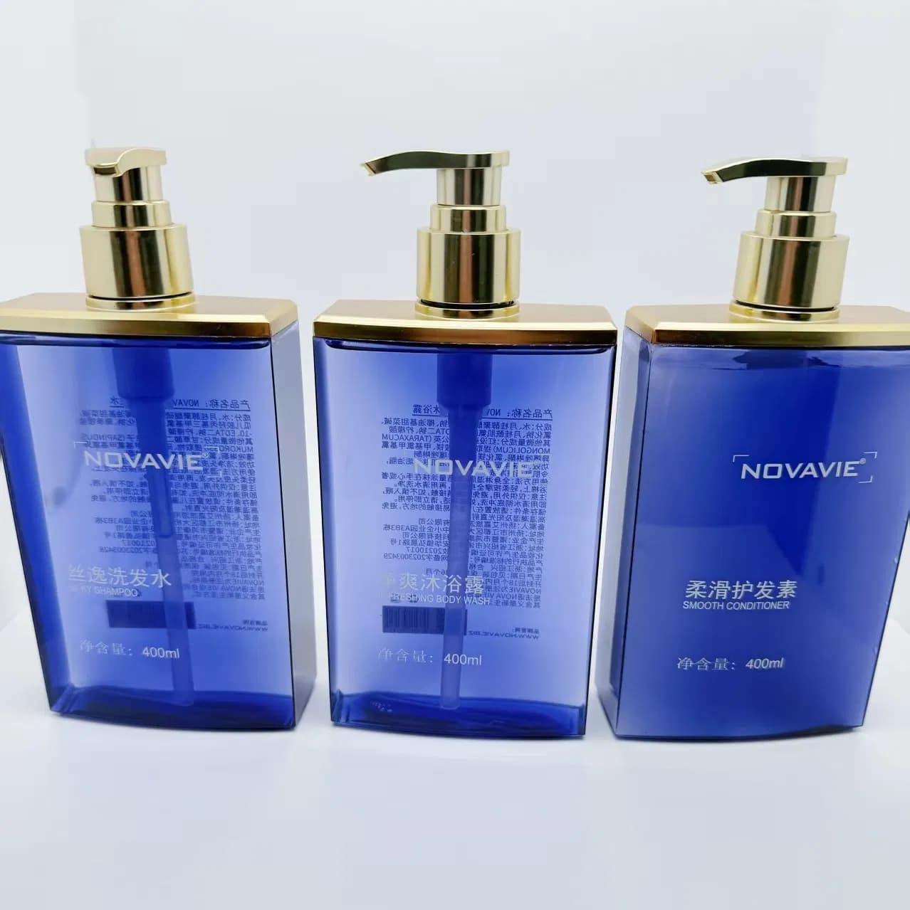 Reusable Plastic Shampoo Bottle 250ml for Eco-Conscious Hotels