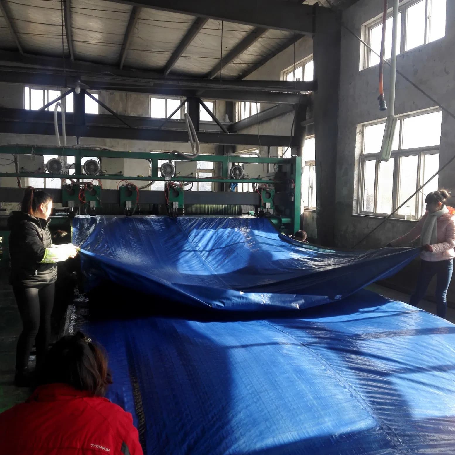 Shandong PE Tarpaulin with Good Price, Gram Weight From 50G/M2-250G/M2
