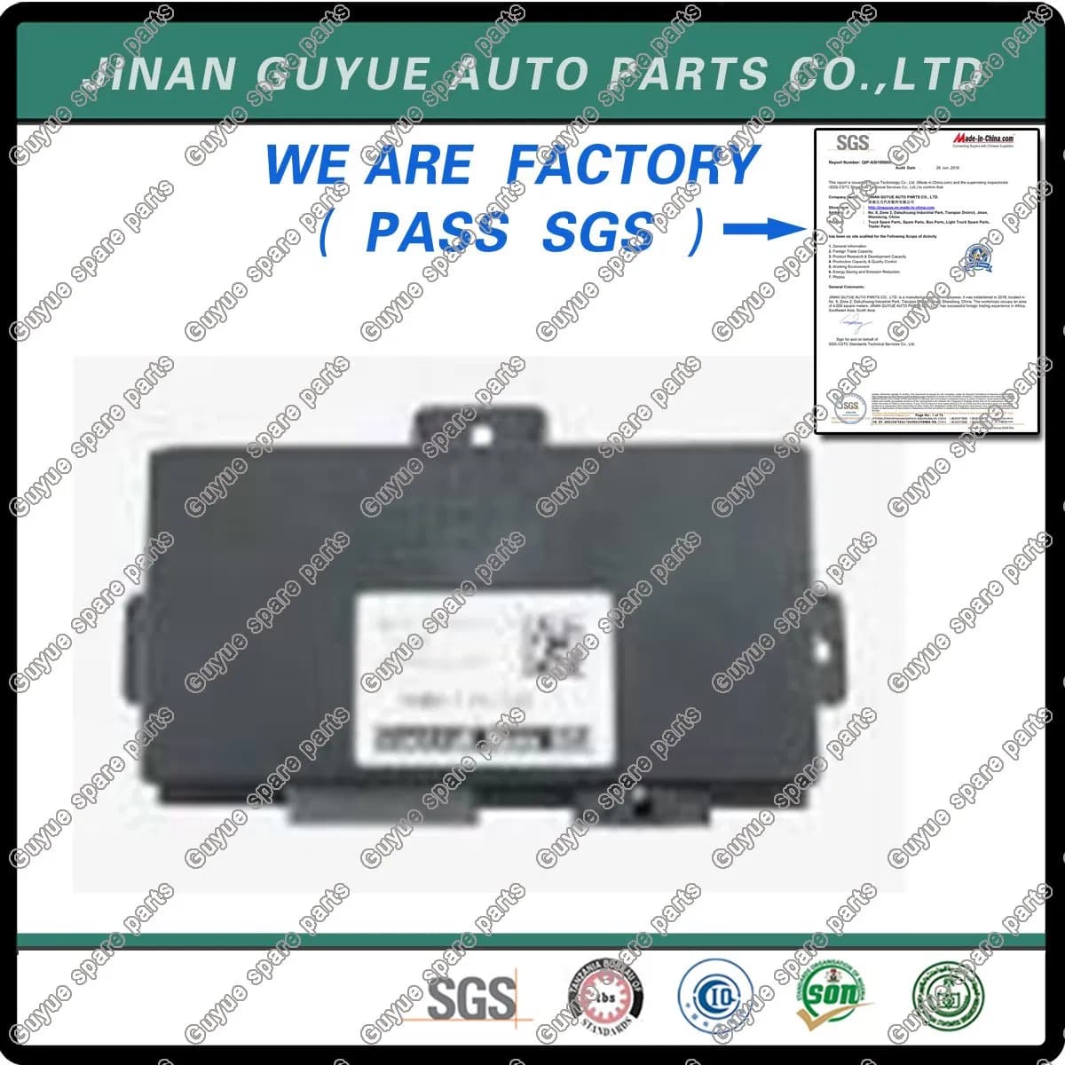Chinese Heavy Truck Wg9716582011 Bcu Controller Sinotruk HOWO Auto Spare Parts