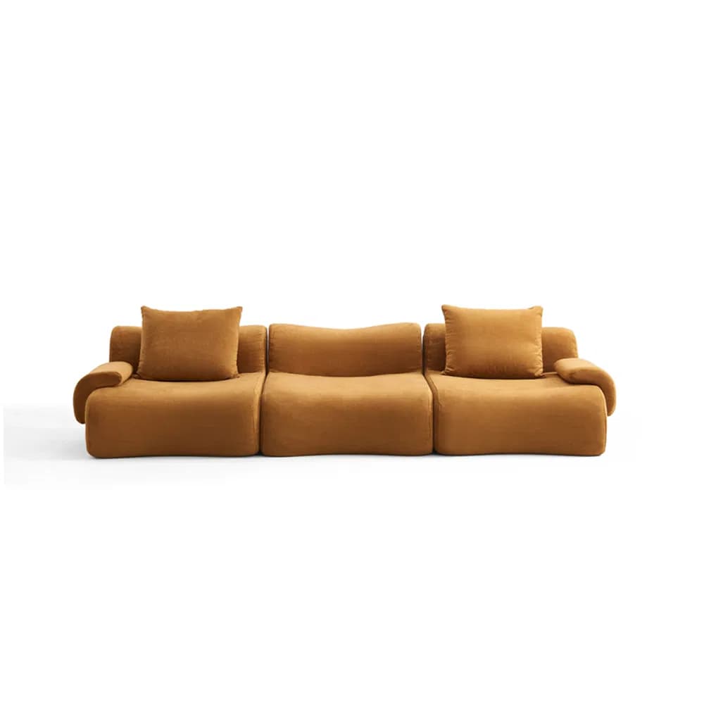 Hot Sale Medium Back Fabric Chinese Manufactured Compresstion Sofa