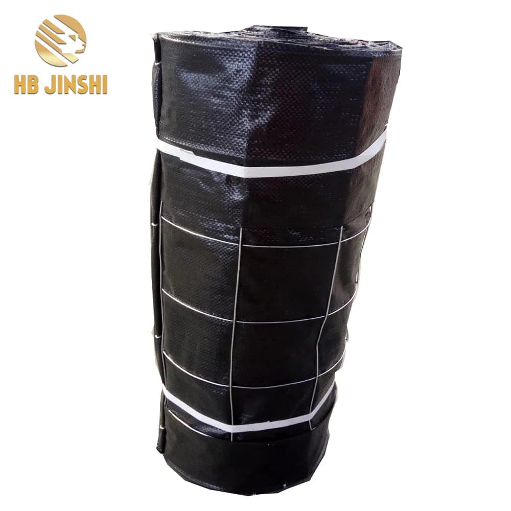 Construction Sites PP Woven Geofabric Fabric Attached Wire Back Silt Fence