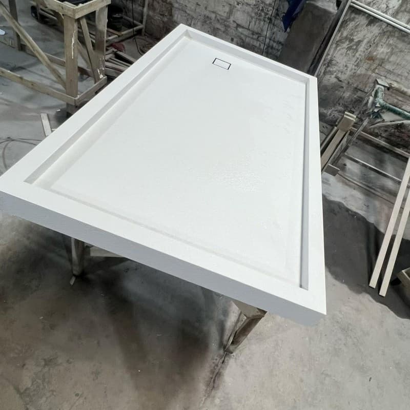One-Piece Porcelain Slab Sintered Stone Bathroom Furniture Shower Panel
