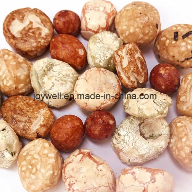 Delicious Colorful Japanese Style Roasted Coated Peanuts Healthy Snacks for Kids
