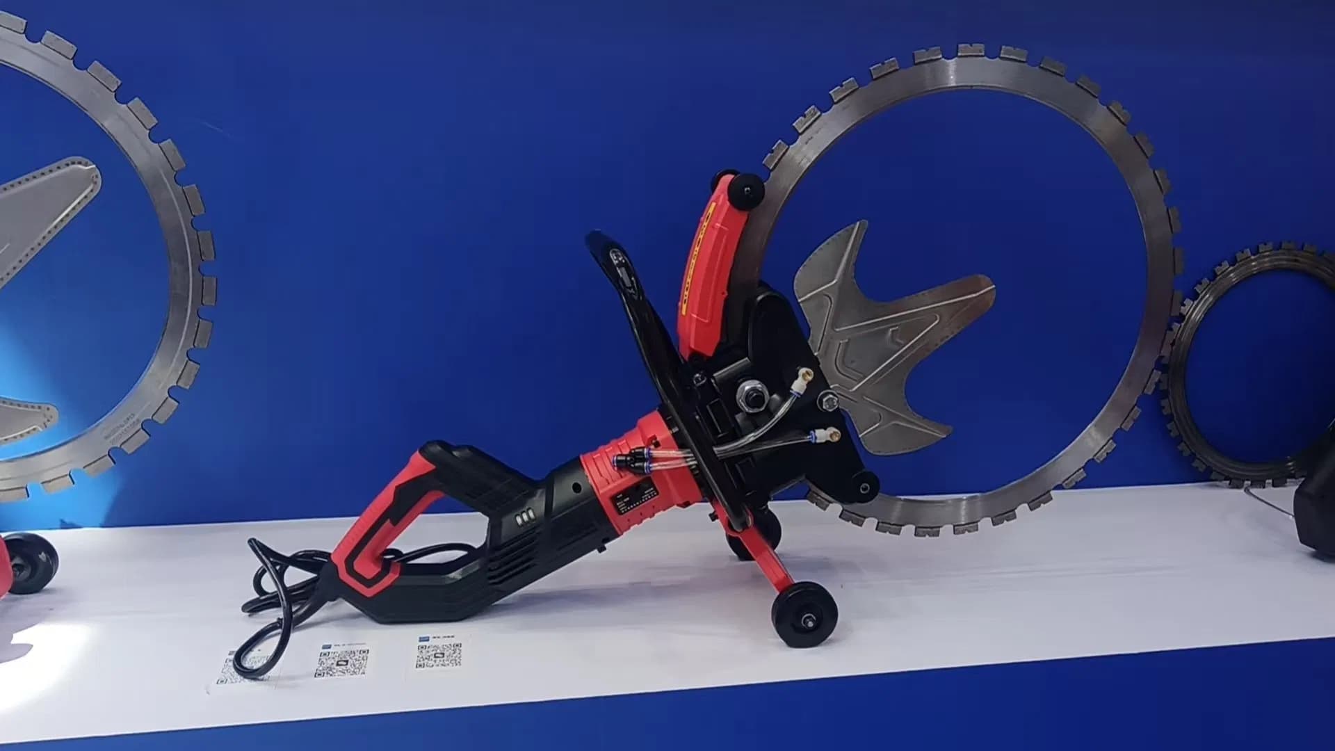 6000W Brushless Reinforce Concrete Cutter Wall Hand Cutter Ring Blade Concrete Cutting Machine