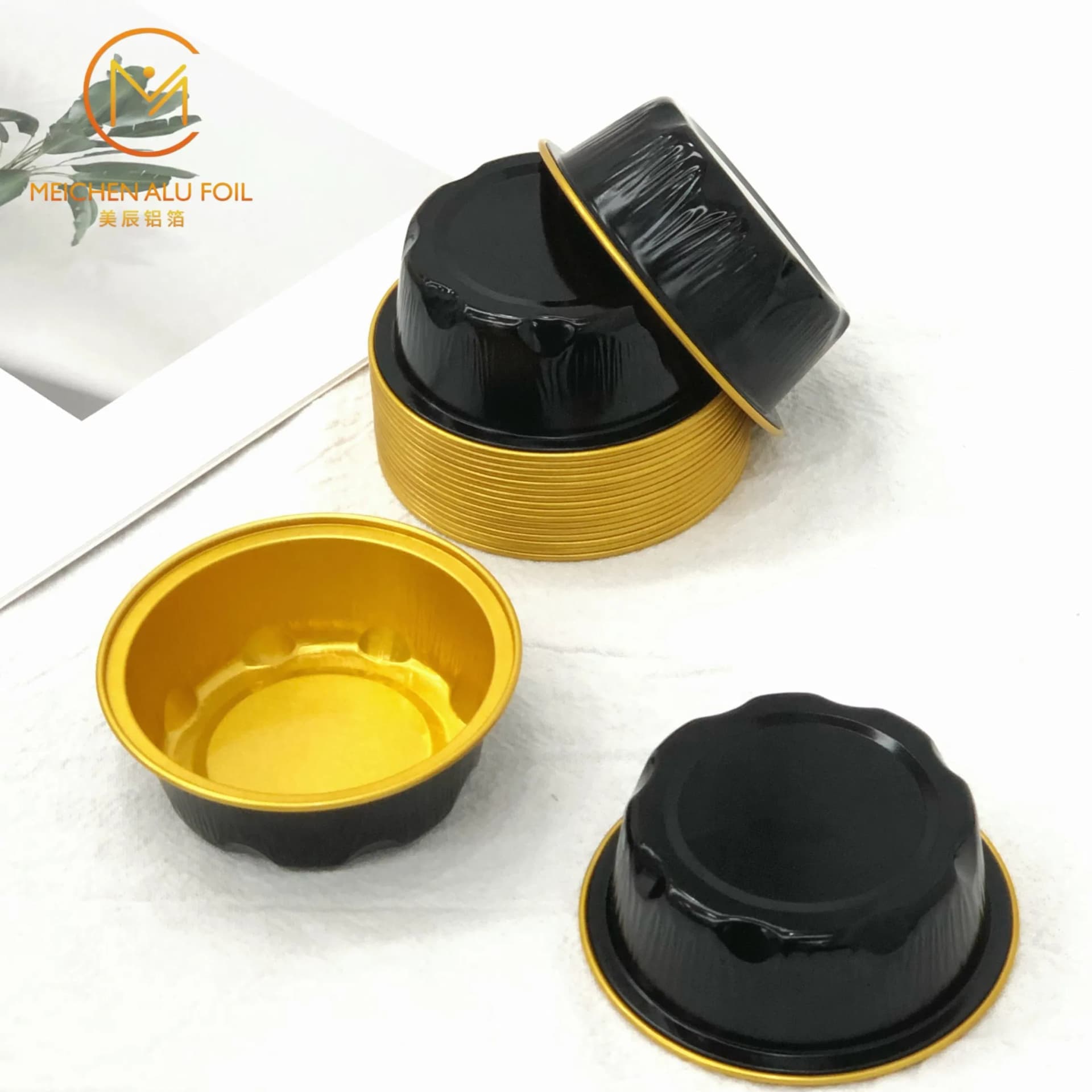Factory Price Aluminum Foil Takeout Bowl Disposable Round Food Packaging Baking Tray