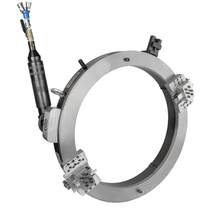 Pipeline Construction Tool No Spark Split Frame Pipe Cutting Beveling Machine