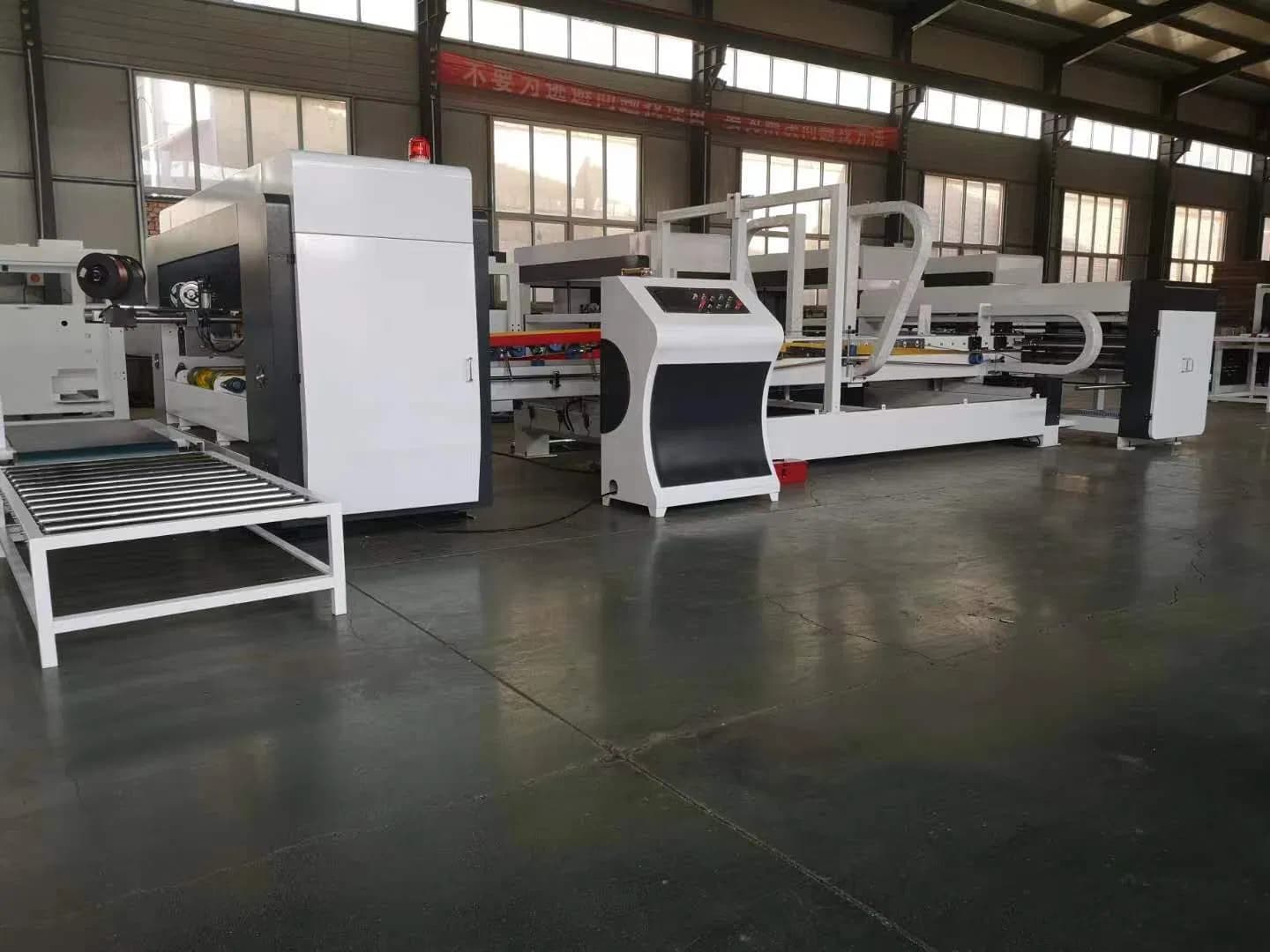 Carton Making Machine /Box Folding Gluing Stitching Machine
