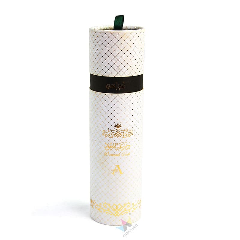 Custom Logo Food Grade Container Paper Metal Seal Tube Packaging Box