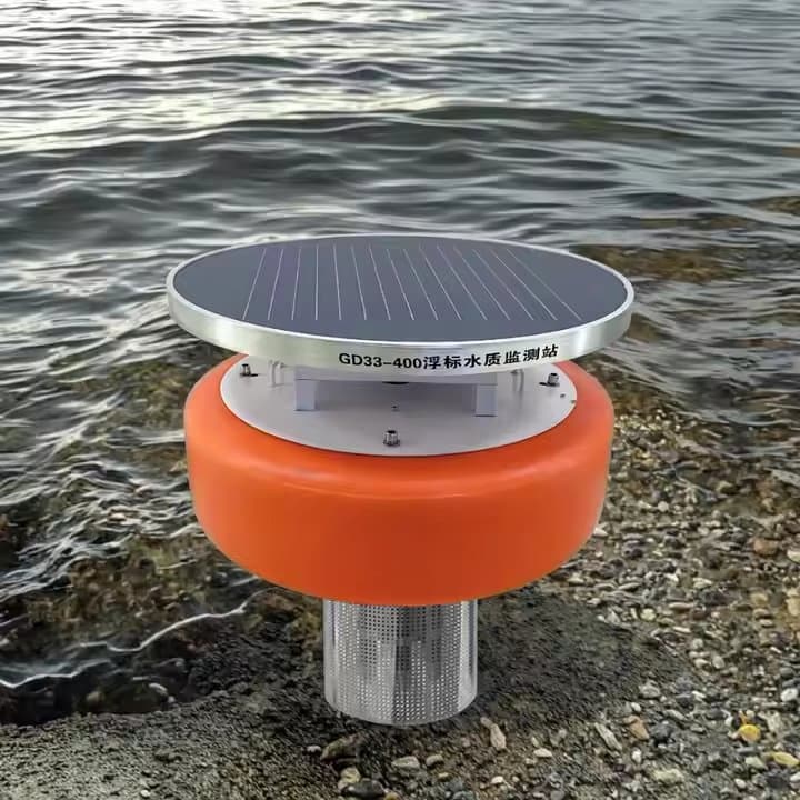4G IoT Solar Buoy with RS485 Salinity and pH Do Sensor Monitoring 4G Internet Buoy