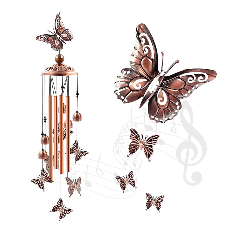 Wholesale Solar Butterfly Wind Chimes Outdoor, Solar Wind Chimes for Outside