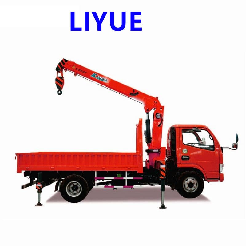 Telescoping Straight Boom Truck Mounted Crane 4 Ton Crane Truck for Sale