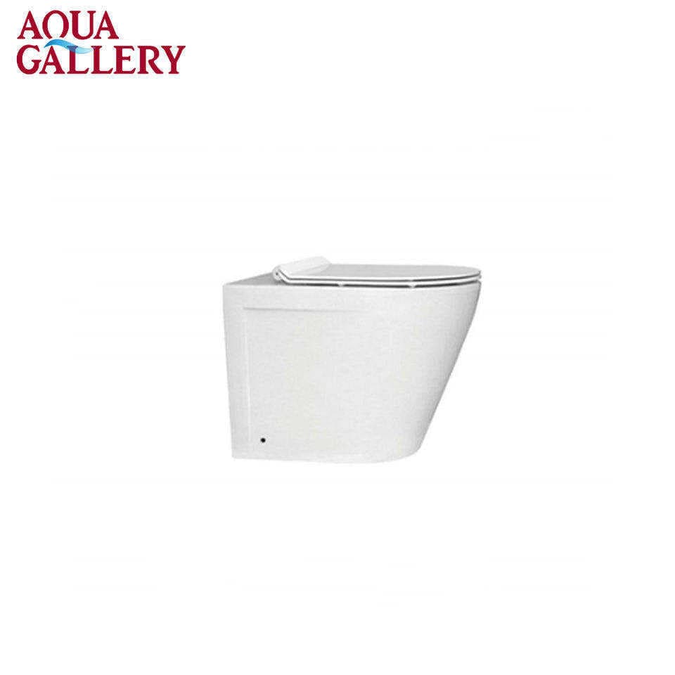 Modern Bathroom Concealed Tank Ceramic Toilet with Soft Closing Seat Cover
