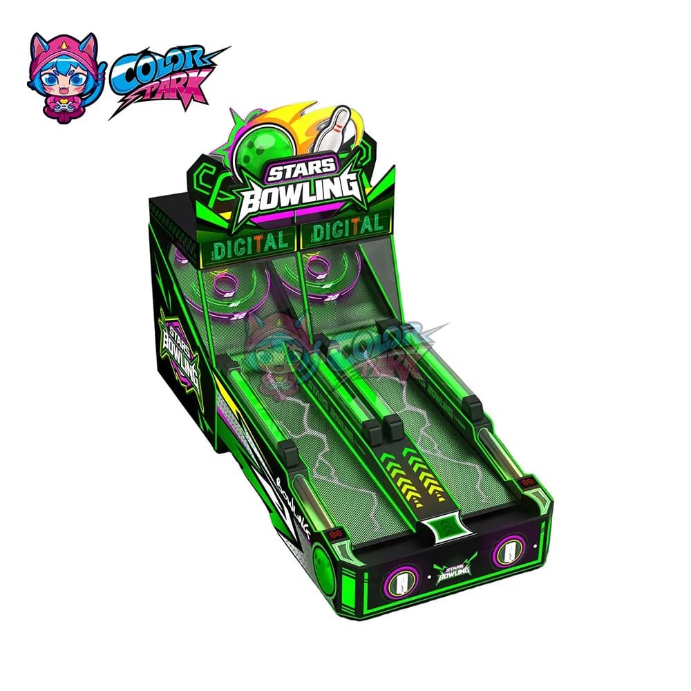 Colorful Park 2 Players Cyber Bowling Shooting Pinball Arcade Game Machine