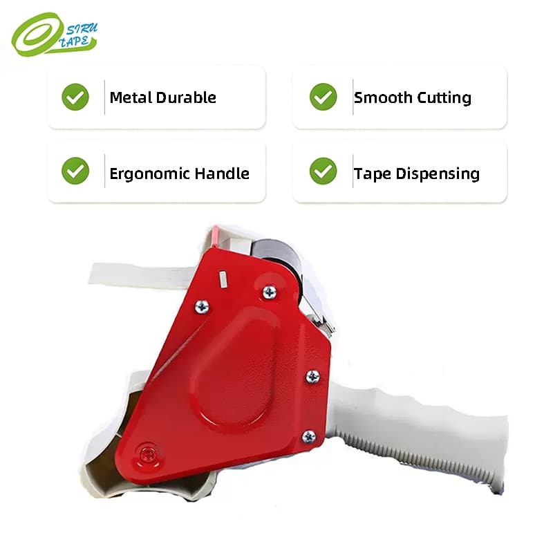 2 Inch Handheld Packing Tape Dispenser Gun for Carton Sealing D126