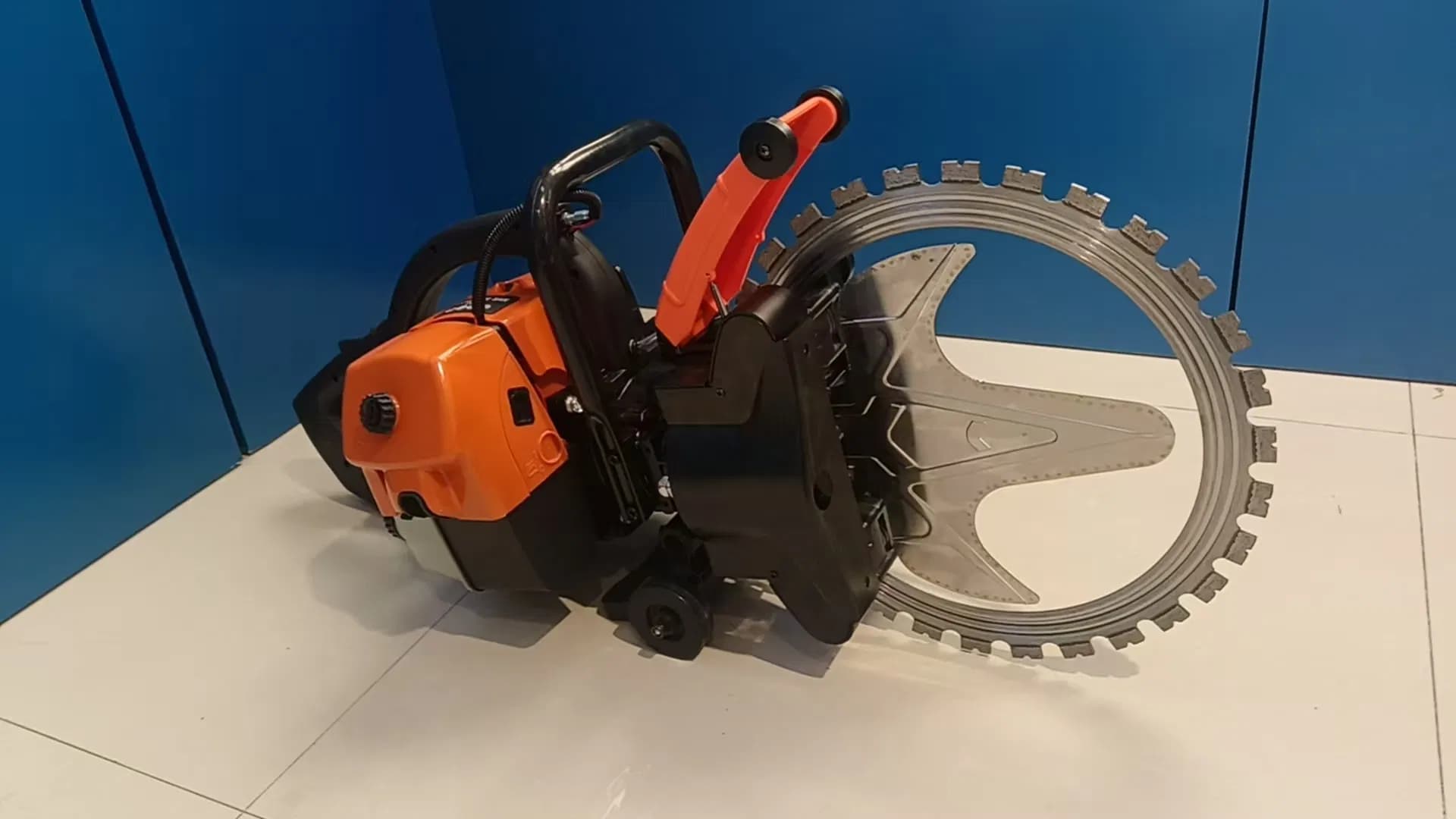 Gasoline Powered Concrete Red Brick Wall Cutting Machine Two Stroke Ring Saw