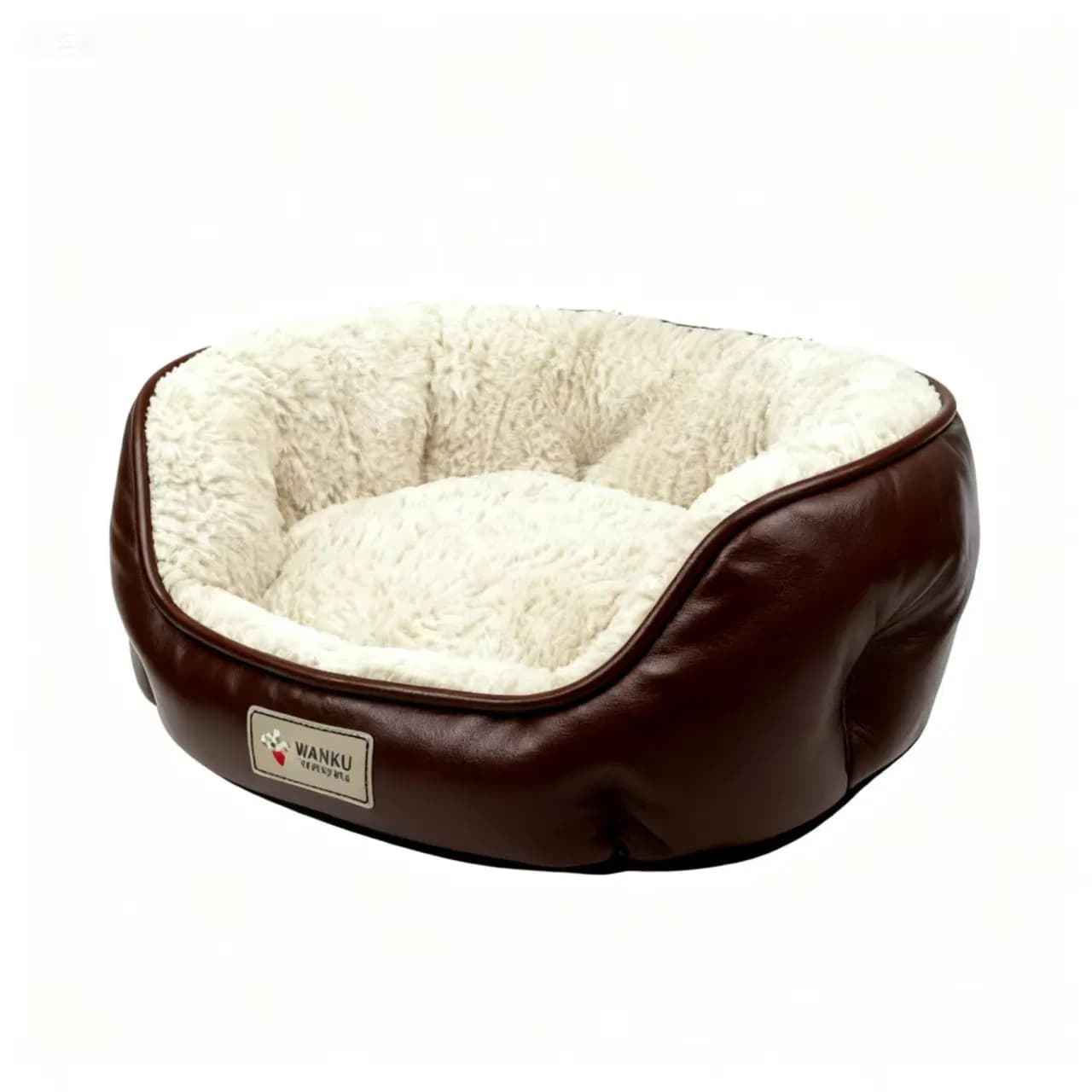 Luxury Plush Pet Bed for Cats and Dogs, Waterproof Warm