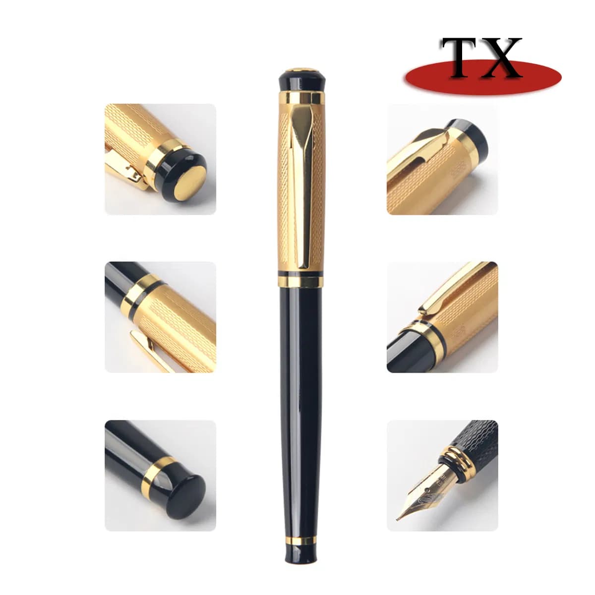 Popular Gift Metal Business Calligraphy Fountain Pen Financial Pen