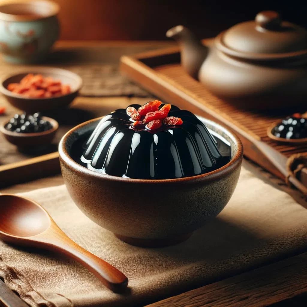 Premium Chinese Treats: Herbal Jelly Individually Packed with Honey, Wholesale
