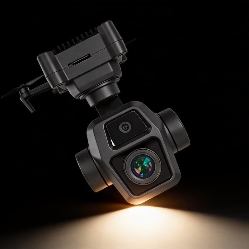 High-Performance Innovative High-Capacity Ultra-Starlight Full-Color Night Vision 3-Axis Gimbal