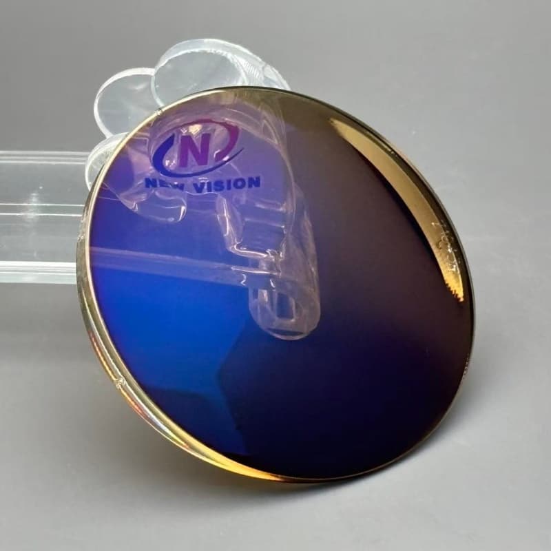 High-Quality 1.60 Mr-8 UV++ Photochromic Brwon Super Hmc Blue Optical Prescription Lens