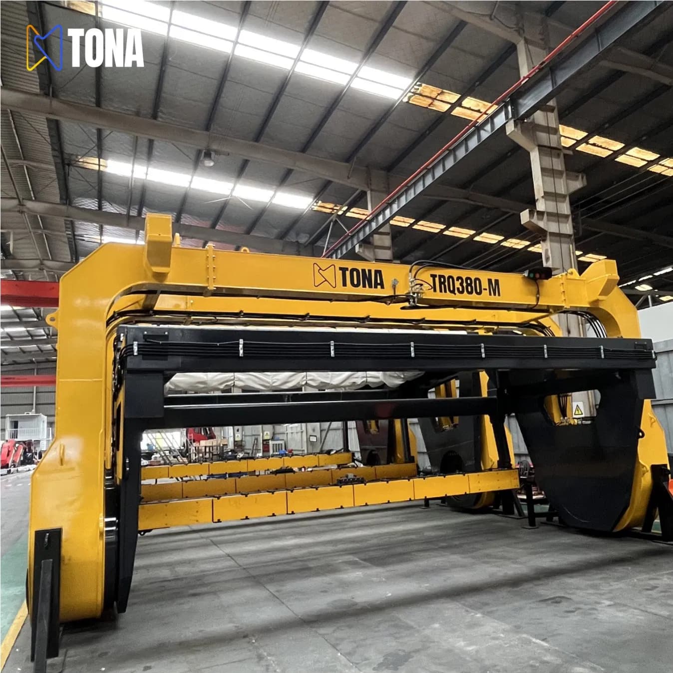 Reach Stacker Container Flip Spreader Flip Container Spreader Quick Unloading Rotainer