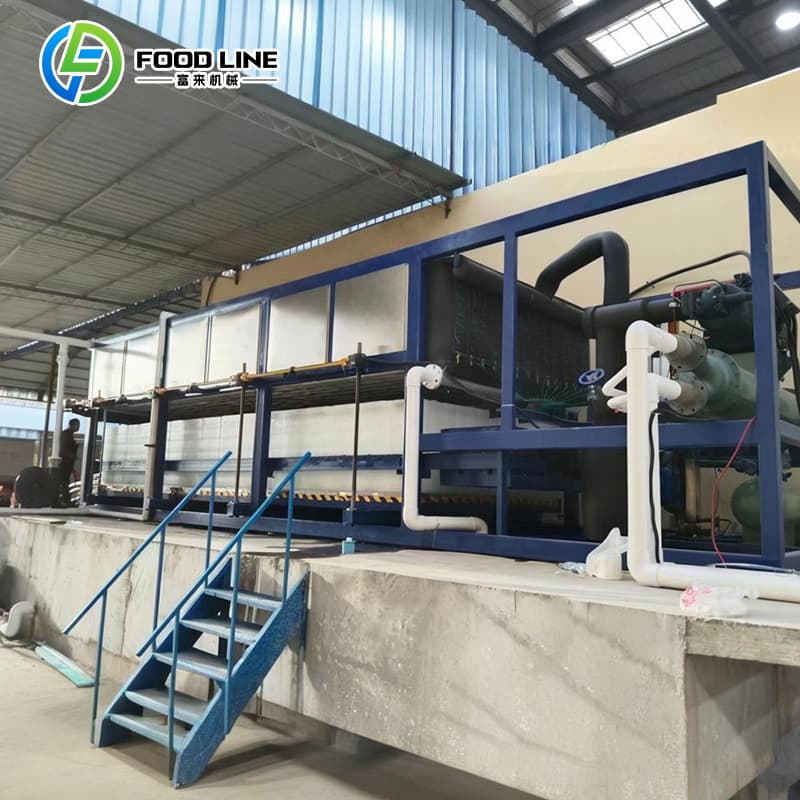 Durable Heavy-Duty Industrial Robust Structure Anti-Corrosion Long Working Life Ice Machine
