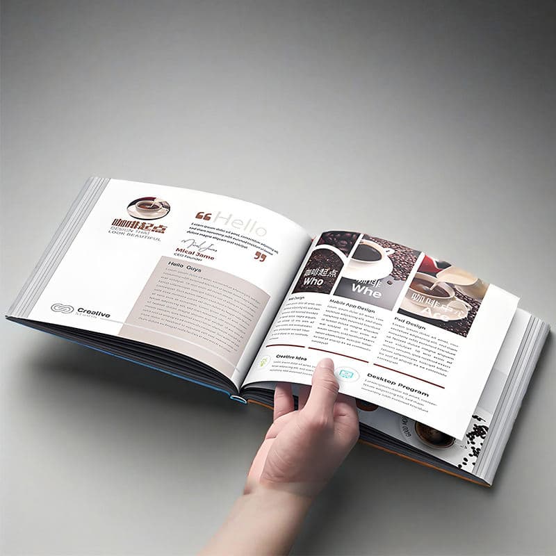 Eco-Friendly Professional Custom Digital Printing Colorful Booklet Catalogue Brochure